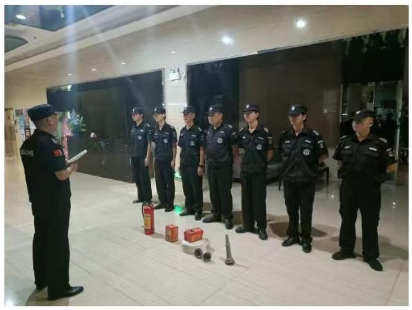 富邦中心保安日常訓練